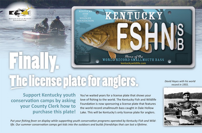 KFWF Bass License Plate