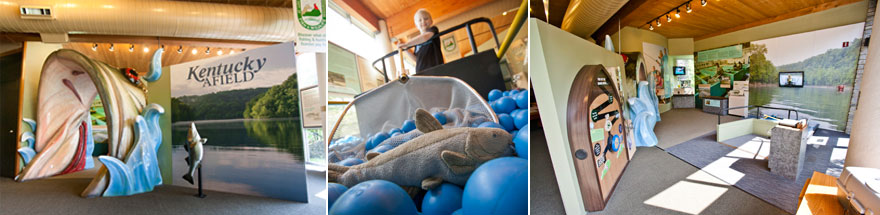 Salato Wildlife Center Projects - Fisheries Exhibit